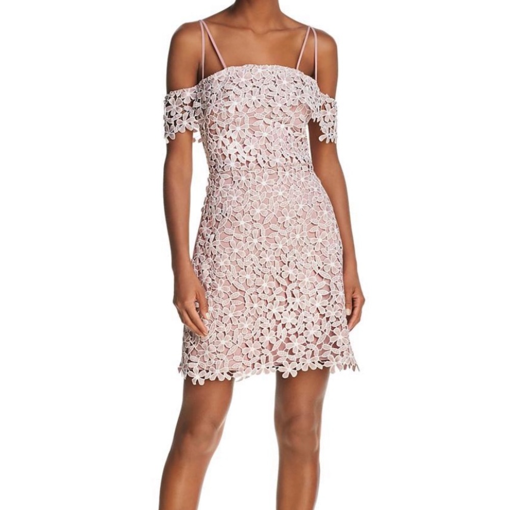 French Connection floral lace dress